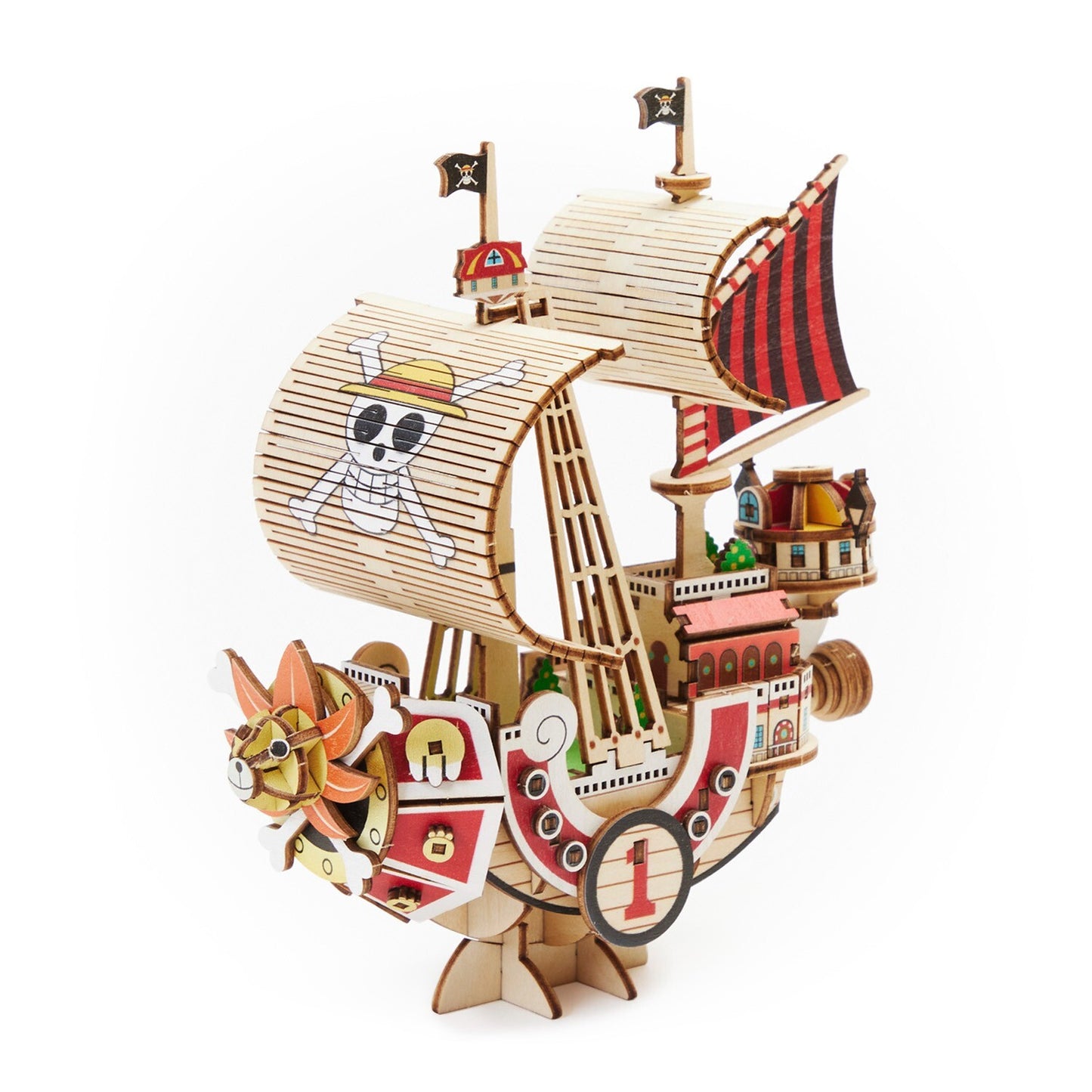 “ONE PIECE” Wooden Art ki-gu-mi One Piece Thousand Sunny