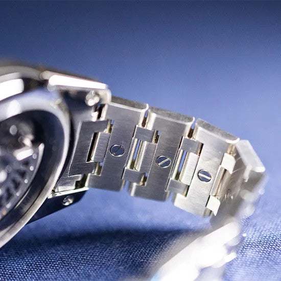 MINASE Seven Windows VM15-M01NBL-SSB Japan Made Automatic Watch Blue Dial