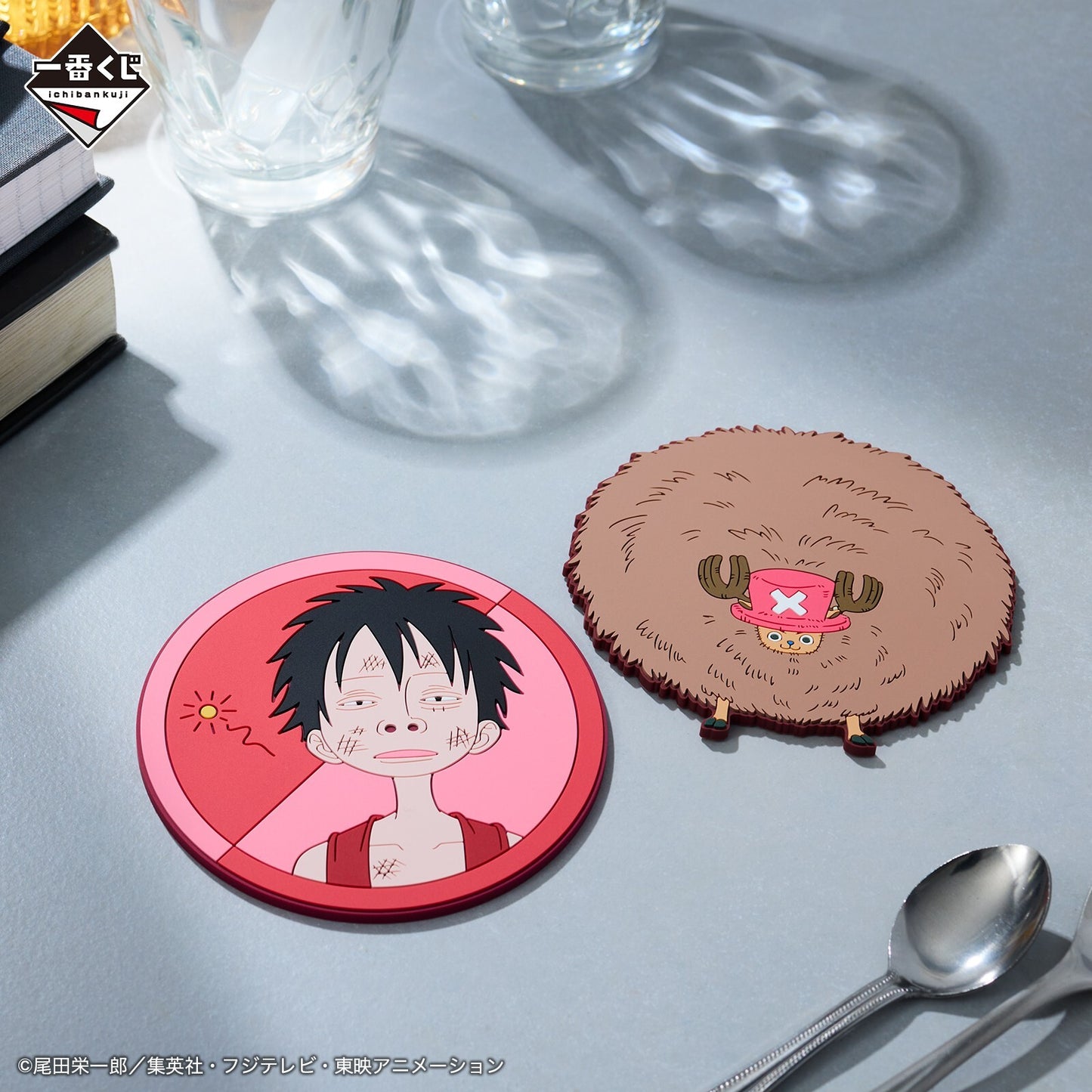 Ichiban Kuji One Piece The Greatest Battle G Prize Rubber Coaster Complete set