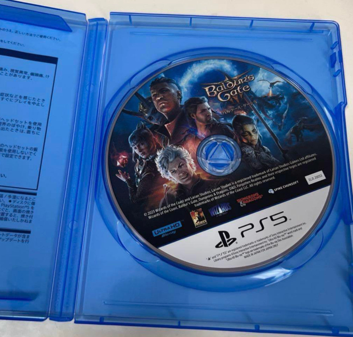Baldur's Gate 3 Sony PlayStation 5 PS5 English available Multi Language