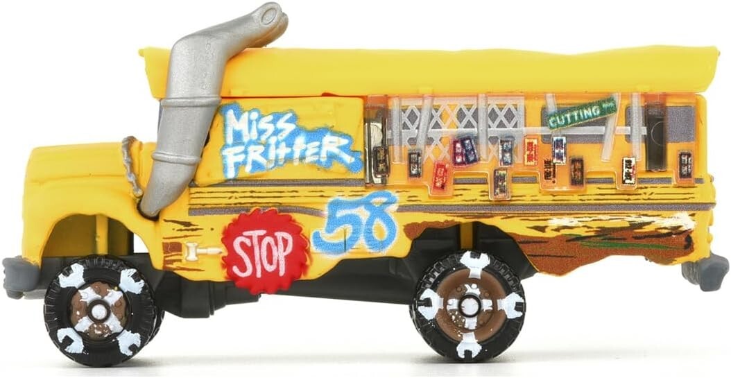 Takara Tomy Disney Tomica Diecast Car PIXAR CARS C-28 Miss Fritter Standard Type