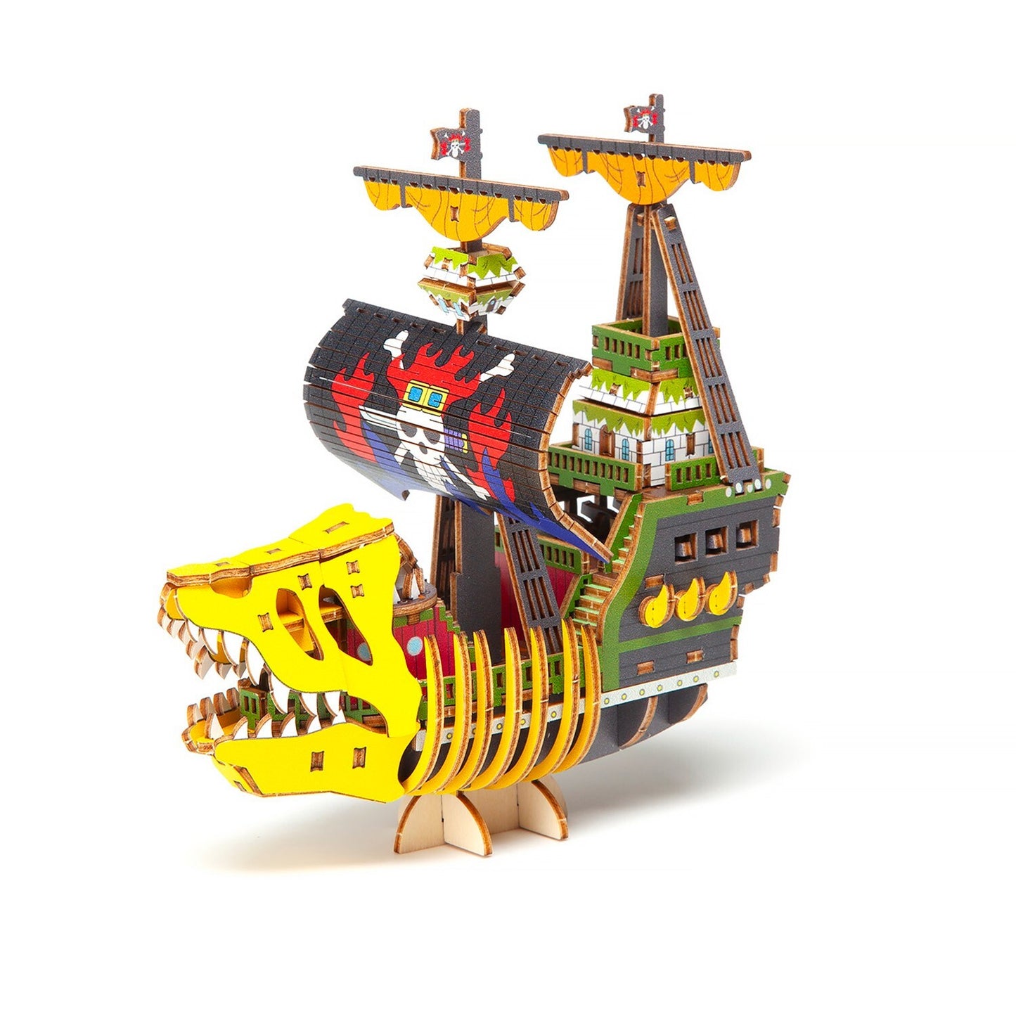 ki-gu-mi x ONE PIECE Victoria Punk Wooden Art 3D Puzzle KID Pirates from Japan