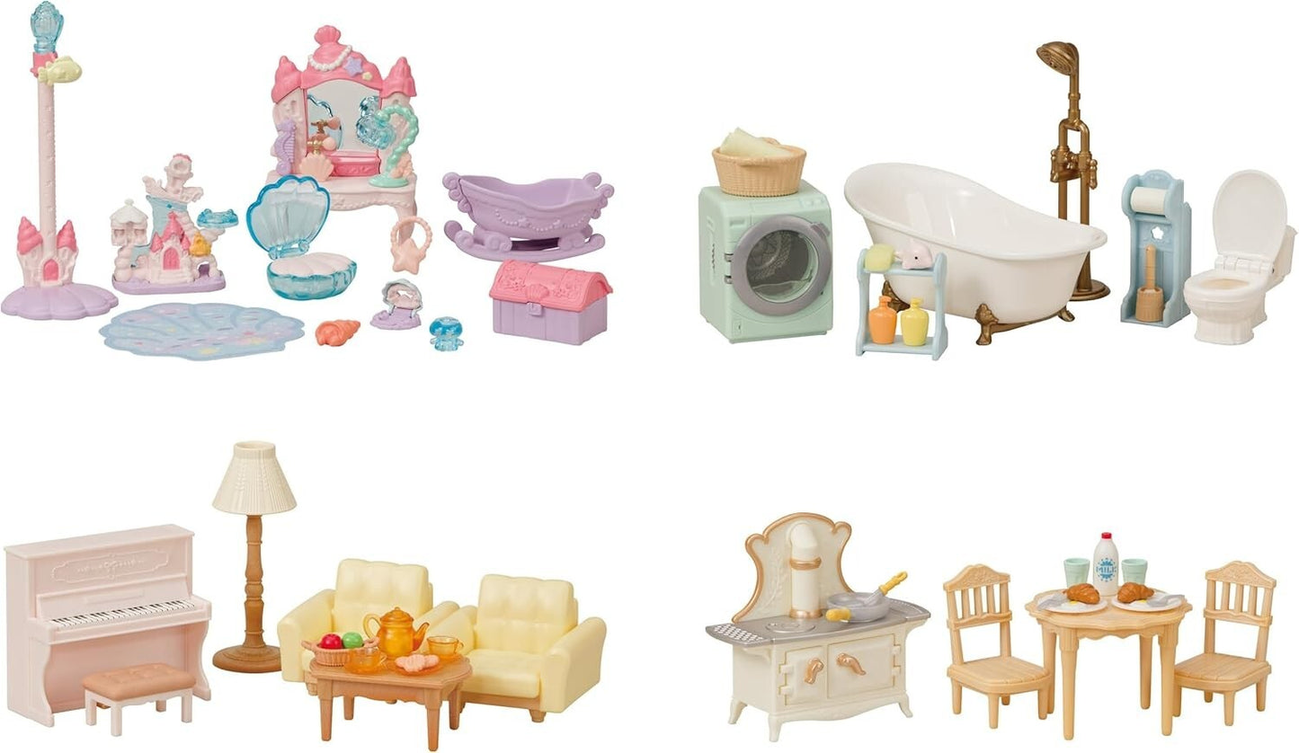Sylvanian Families House Big House with Red Roof Deluxe Furniture Set SE-213