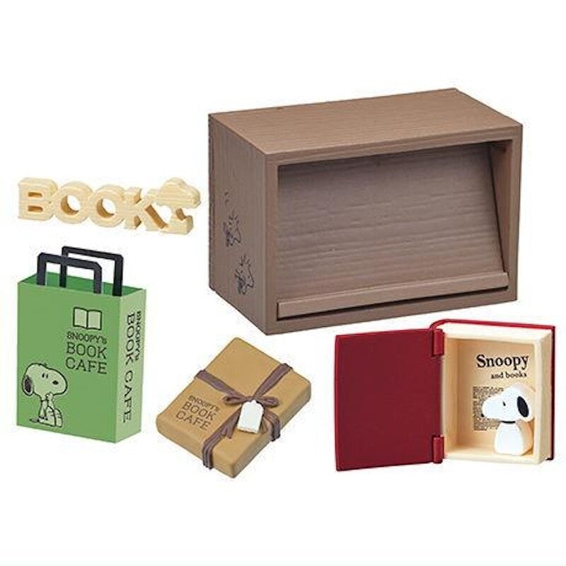 Re-ment PEANUTS Snoopy's BOOK CAFÉ BOX products, 8 types, 8 pieces