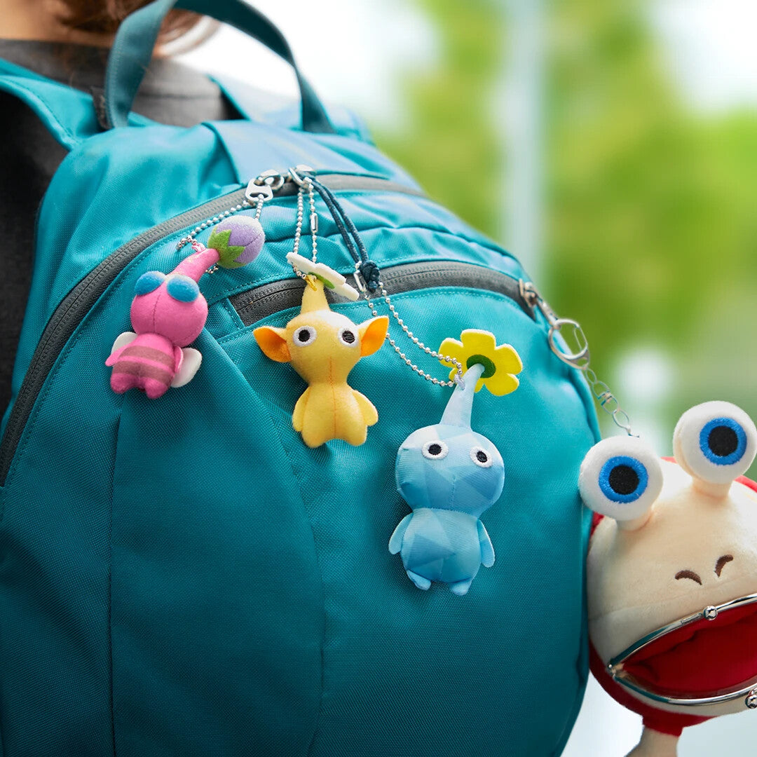 Pikmin Keychain Mascot Ice Pikmin Flower Stuffed Plush Nintendo W/ Tag