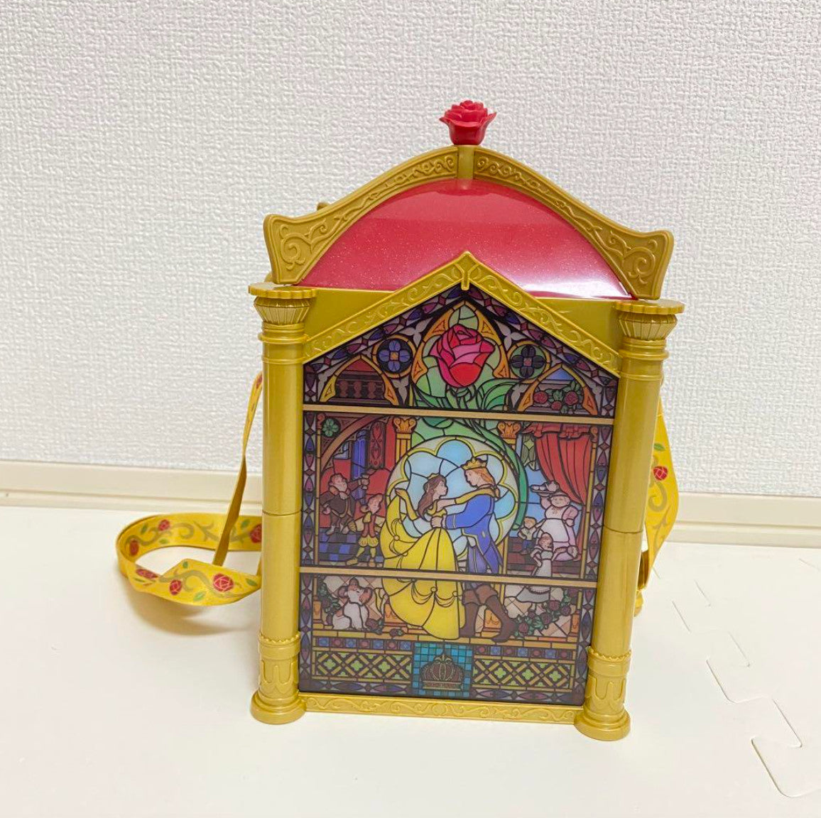 Beauty and the Beast Popcorn Bucket Tokyo Disney Resort Lamp Light with Strap