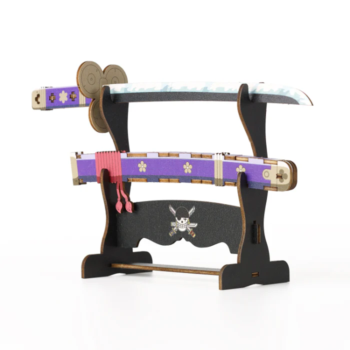 ONE PIECE Roronoa Zoro Swords Set ki-gu-mi Wooden 3D Puzzle from Japan