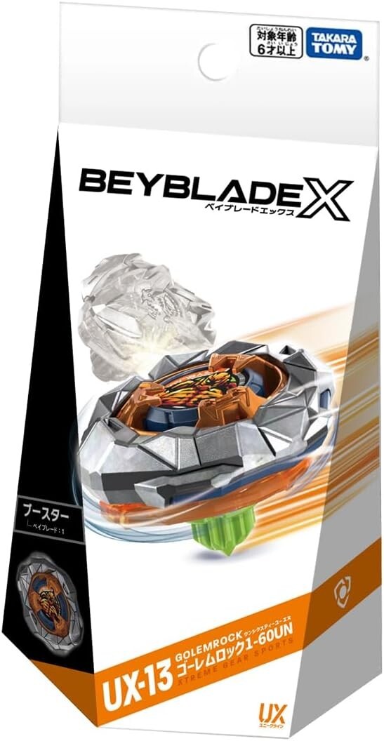Beyblade X UX-13 Booster Golem Rock 1-60UN Takara Tomy