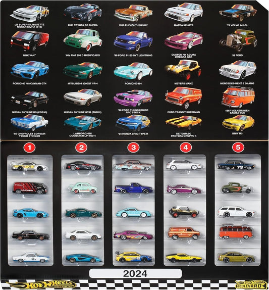 2024 Hot Wheels Boulevard 25 Car Factory Set