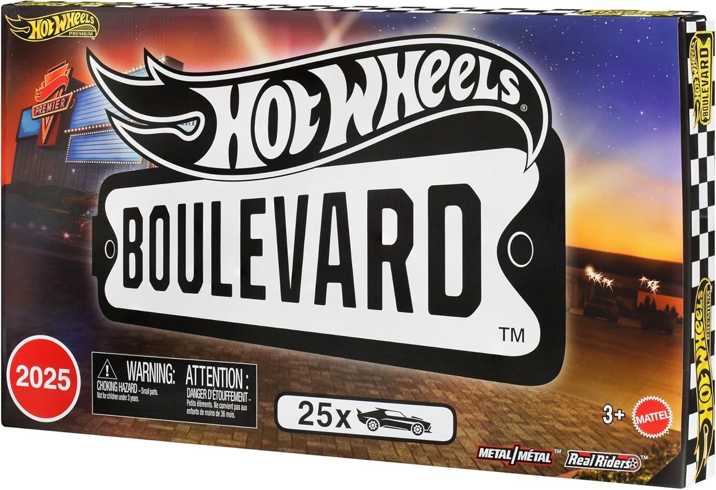 Hot Wheels Boulevard 25 Car Factory Set Diecast Mini Cars Mattel