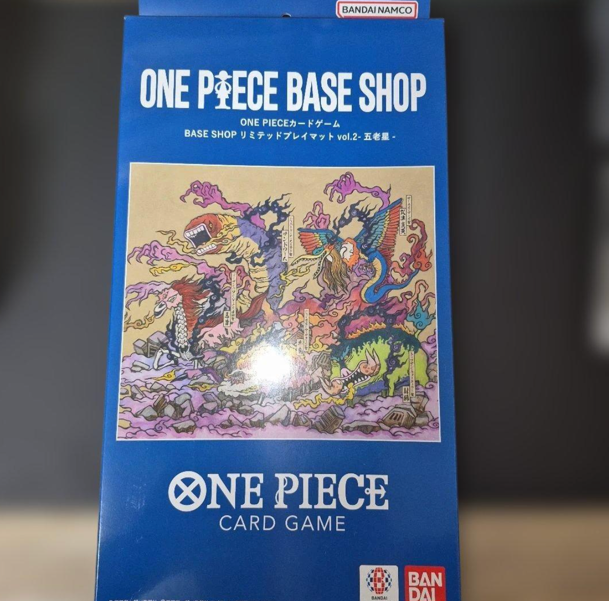 ONE PIECE Card Game BASE SHOP Limited Playmat Vol.2 Five Elders + The Empty Throne Card