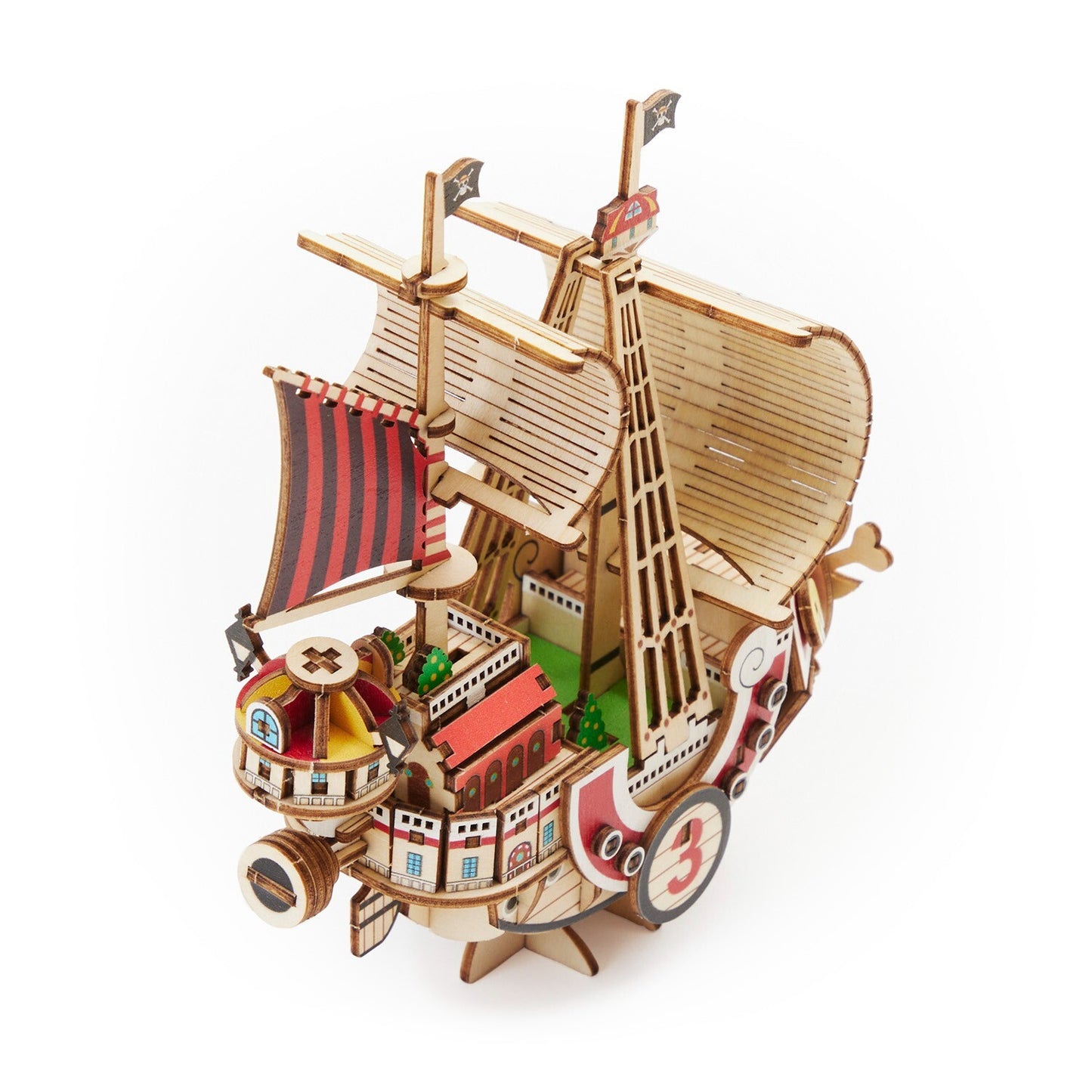 “ONE PIECE” Wooden Art ki-gu-mi One Piece Thousand Sunny