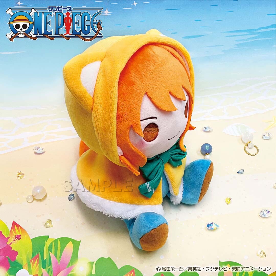 ONE PIECE KemoPon Plush Nami Stuffed Toy Japan Official Anime Figure