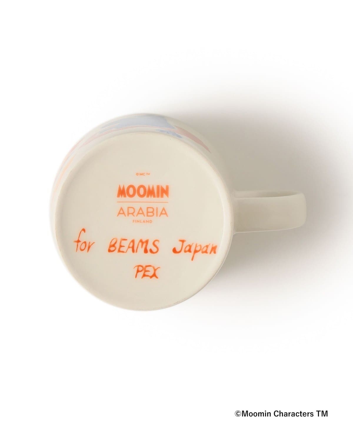 COLLABORATION MOOMIN ARABIA Hand Painted Mug BEAMS Japan New