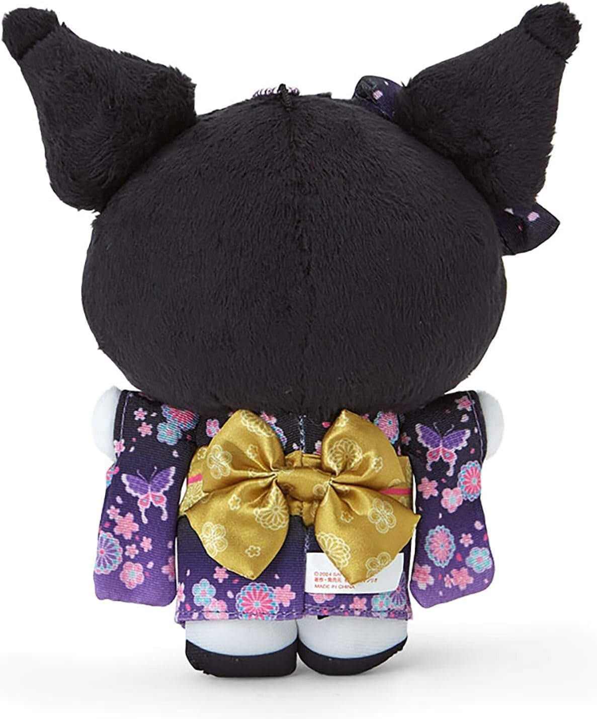 [Sanrio] Mascot Holder (Kimono) Kuromi 15x18cm
