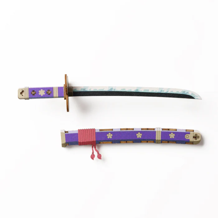 ONE PIECE Roronoa Zoro Swords Set ki-gu-mi Wooden 3D Puzzle from Japan