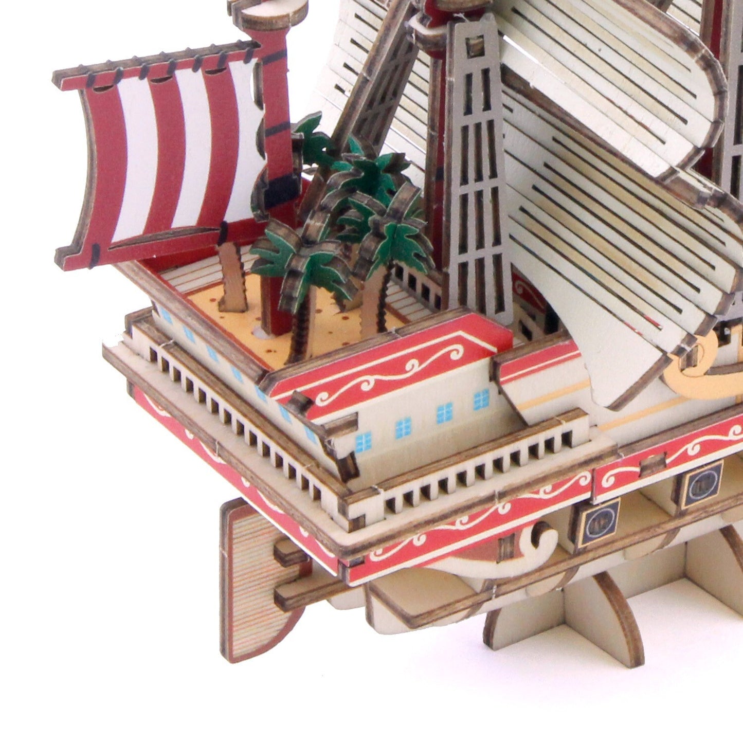 KIGUMI Ki-gu-mi Wooden Art - One Piece Red Force