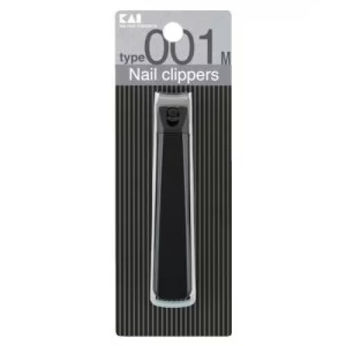 KAI 000KE0101 Finger Toe Nail Clipper Nail Cutter Black Type001M Made in Japan
