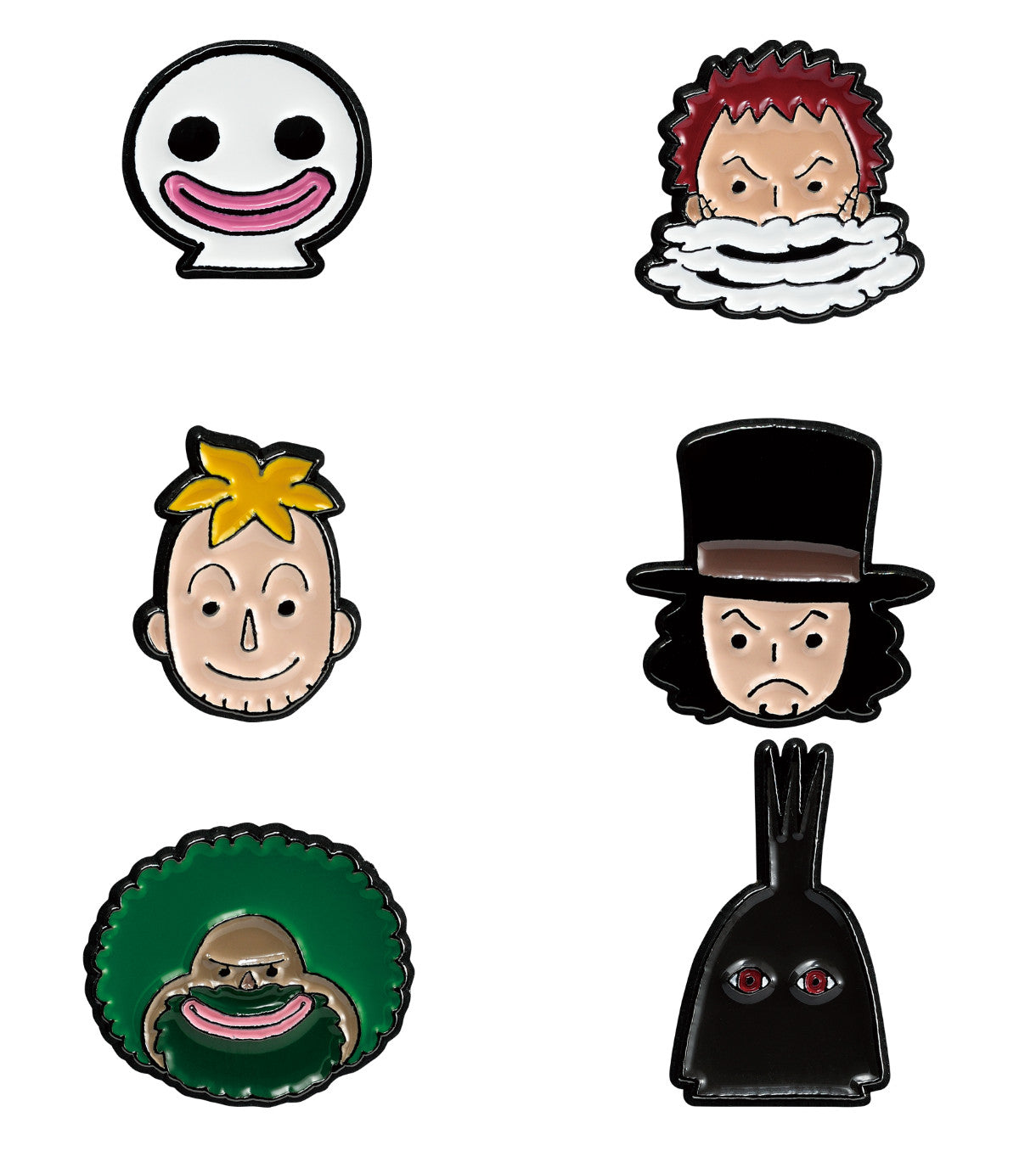 One Piece Face Enamel Pin Lot 30Pc Character Badge Set Luffy Zoro Sanji