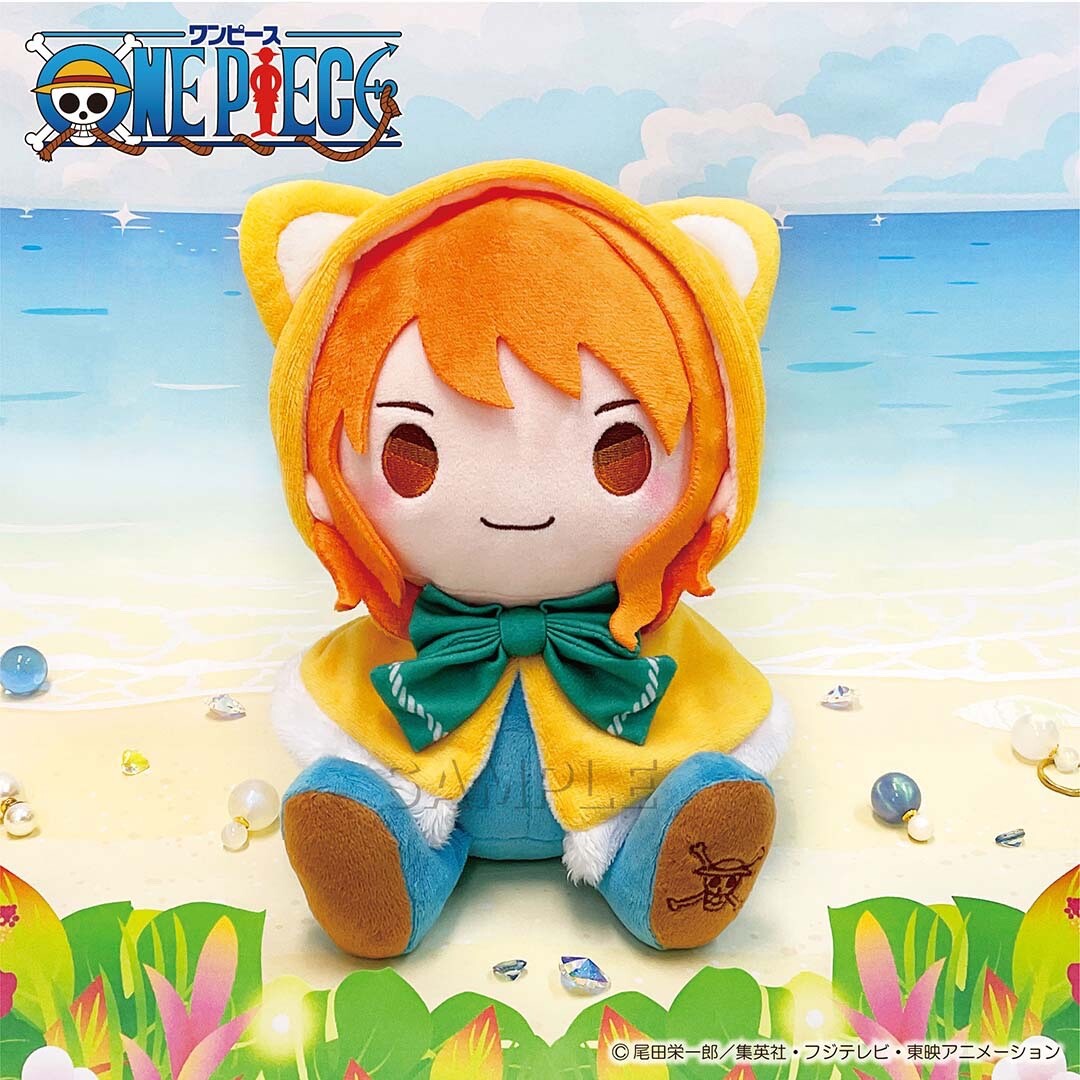 ONE PIECE KemoPon Plush Nami Stuffed Toy Japan Official Anime Figure