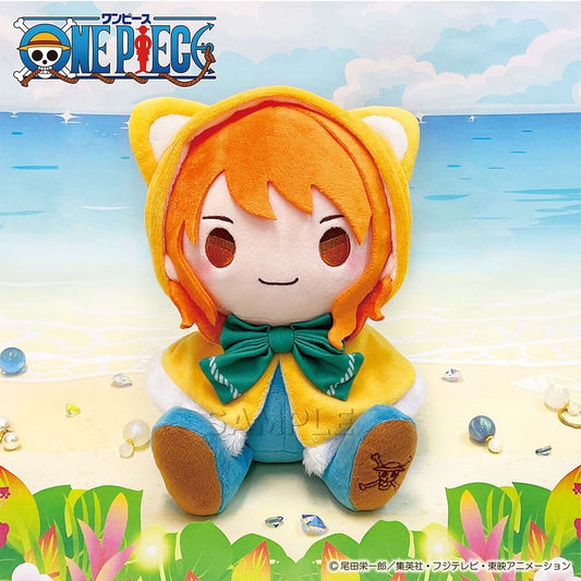 ONE PIECE KemoPon Plush Nami Stuffed Toy Japan Official Anime Figure