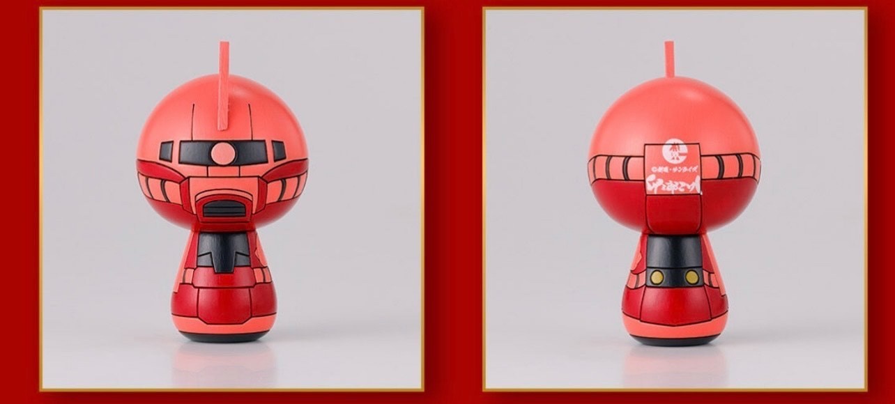 Pre sale STRICT-G JAPAN "Mobile Suit Gundam" Usaburo Kokeshi Dolls