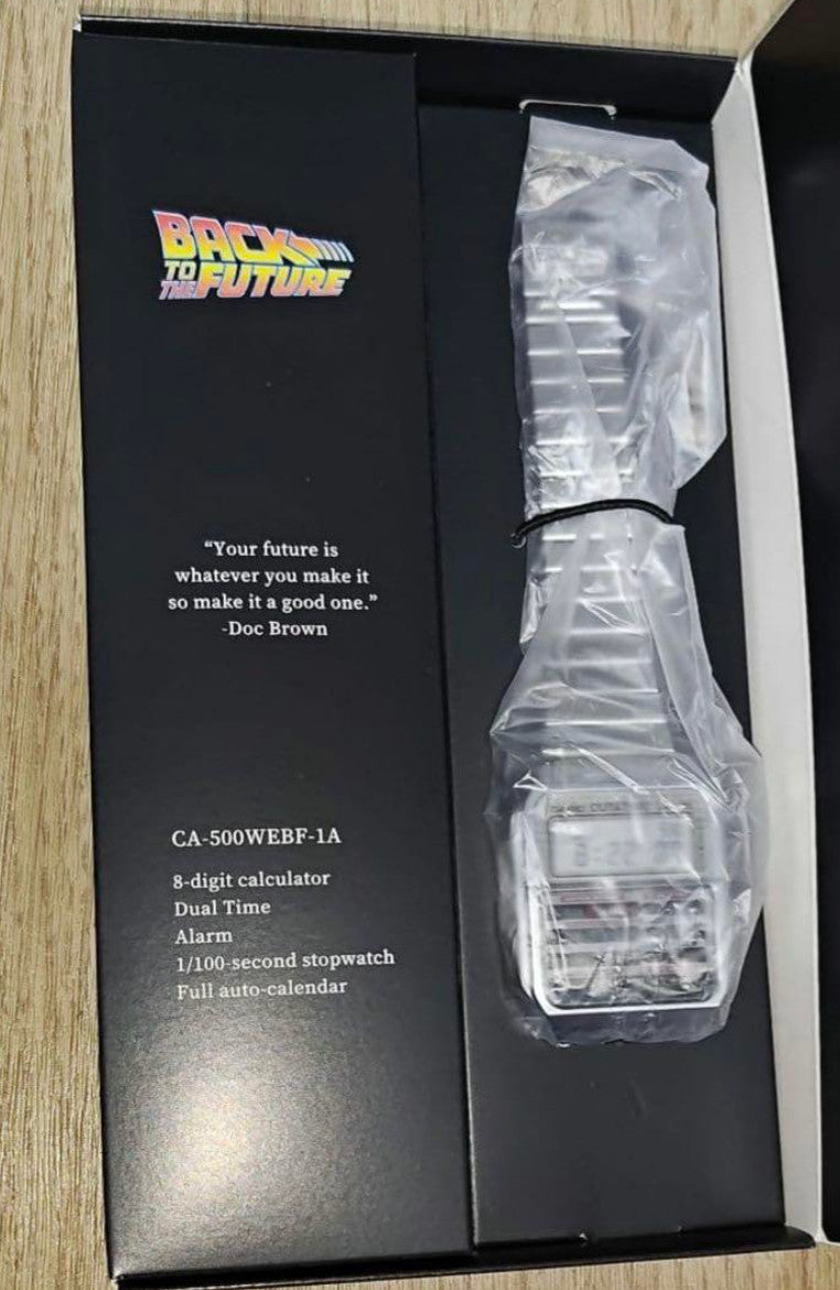 CASIO CLASSIC Back To The Future Collaboration model Watch CA-500WEBF-1AJR japan