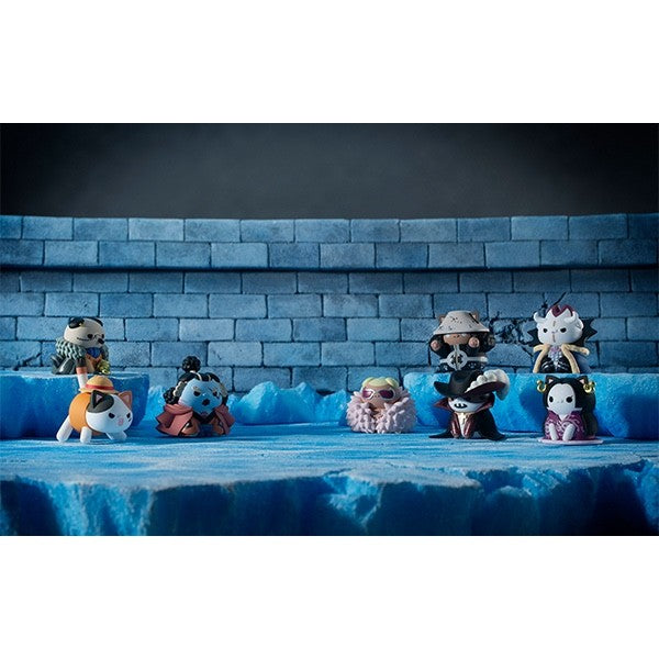 MEGA CAT PROJECT ONE PIECE NYAN Luffy and Seven Warlords of the Sea 8Pack BOX