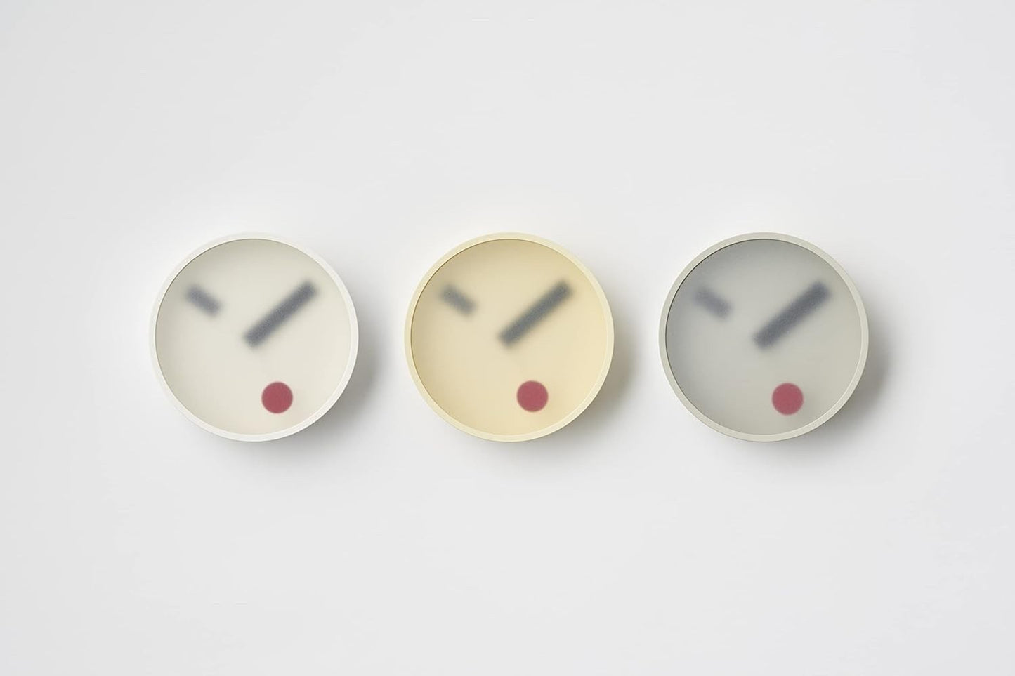 Lemnos Wall Clock kehai KM22-01 3colors 130x55mm New Japan