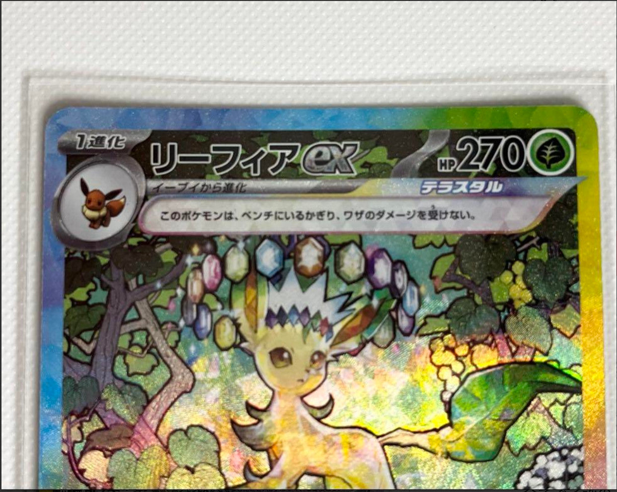 Leafeon ex SAR 200/187 Terastal Festival SV8a Pokemon Card Game Japanese