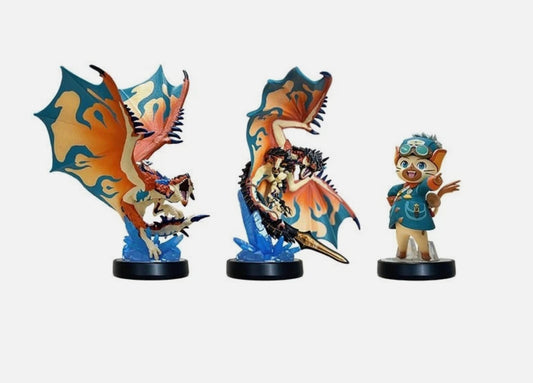 Nintendo Amiibo Monster Hunter Stories 3 Rathalos Rathalos V & Rudy Set of 3