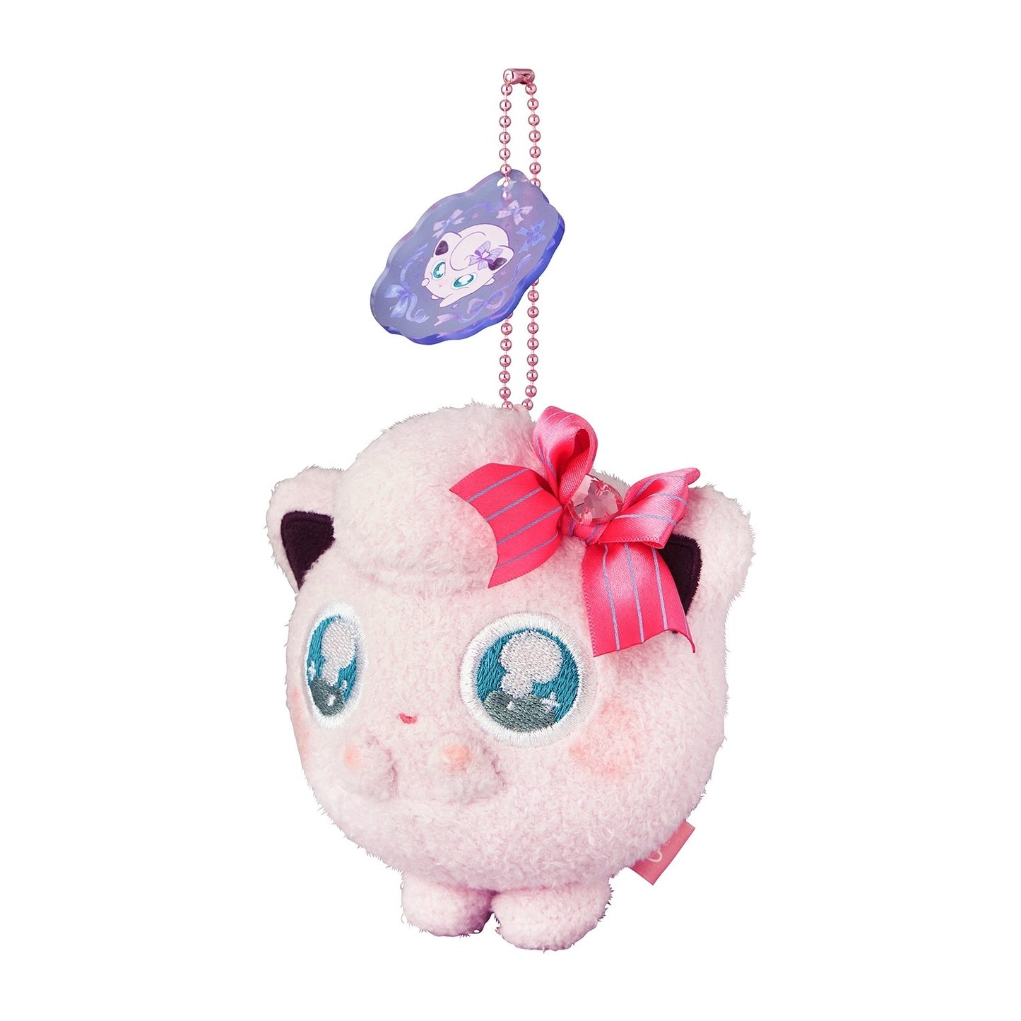 Pokemon Plush Key Chain Jigglypuff Don't Attack Me Japan NEW