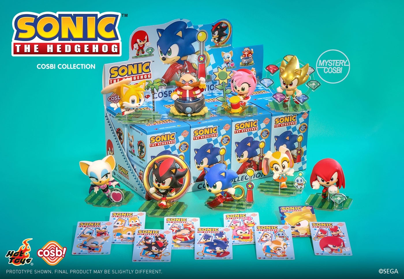 RANDOM-1-pack Hot Toys Cosbi Sonic the Hedgehog figure SEGA Store Tokyo limited
