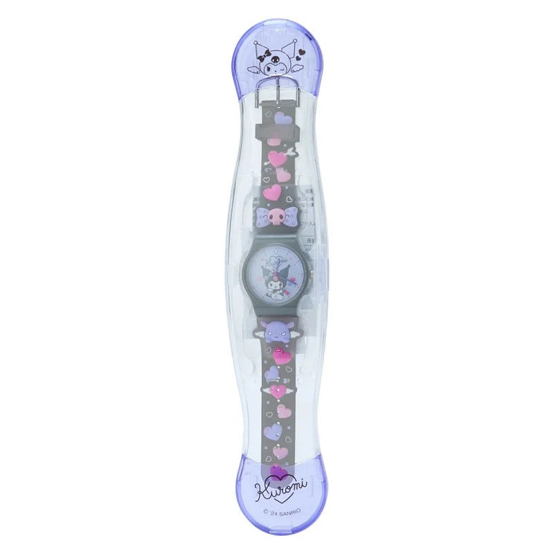 Sanrio Kuromi Women’s Fashion Quartz Rubber Watch – Japan Limited