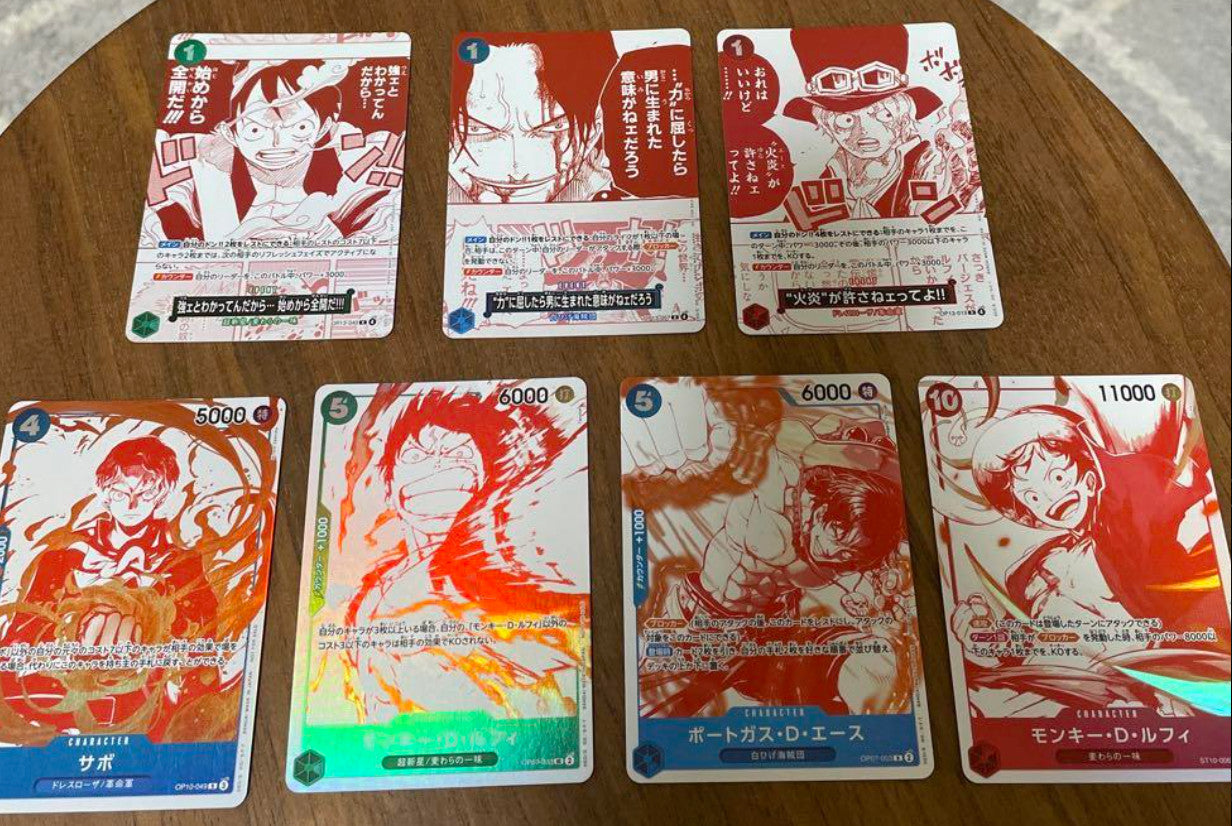 ONE PIECE Card Game 3rd Anniversary Treasure Campaign Promo Card Complete Set