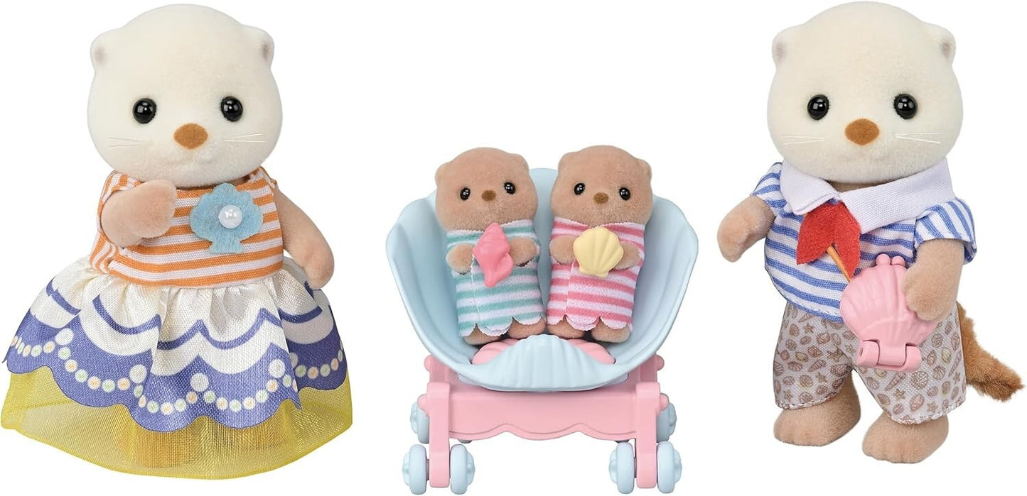 Sylvanian Families Sea Otter Family Set FS-54 Doll Calico Critters Epoch