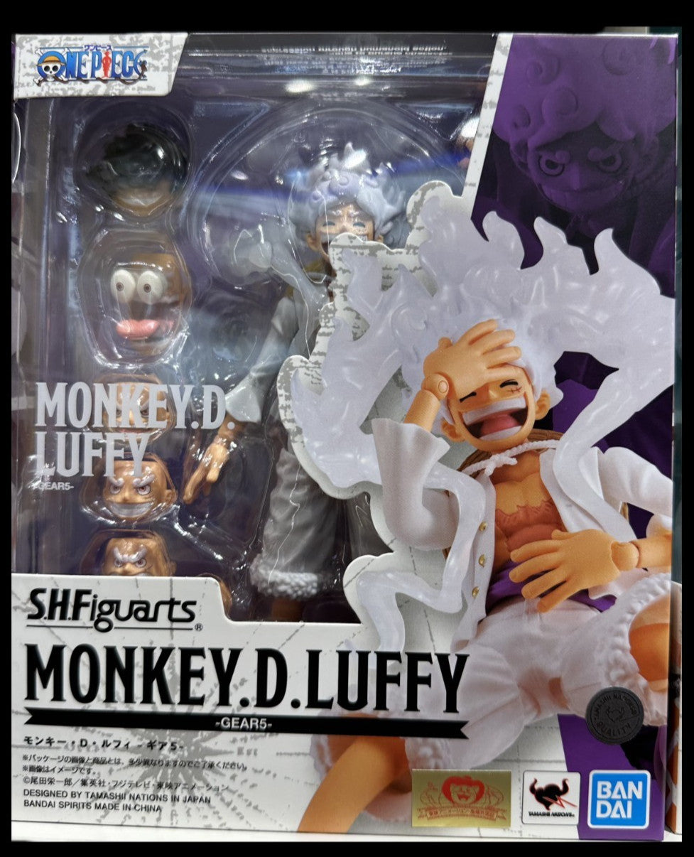 S.H.Figuarts One Piece Monkey D. Luffy 3 Figure Set Gear 5 Base Shop Romance