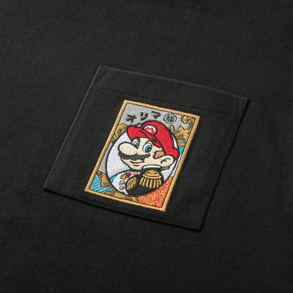 Mario Hanafuda T-shirts Black Nintendo Tokyo Limited Shirt