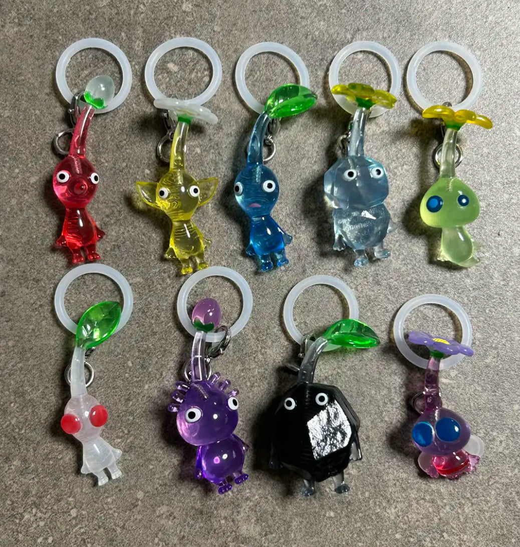 Pikmin Mejirushi Accessories 2 Capsule Toys 9 Types Complete set BANDAI Gacha JP
