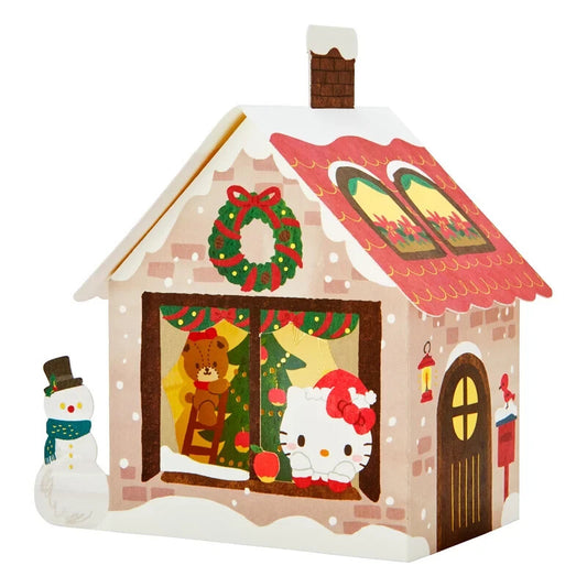 Sanrio Christmas Card Greeting card Christmas Hello Kitty house From Japan