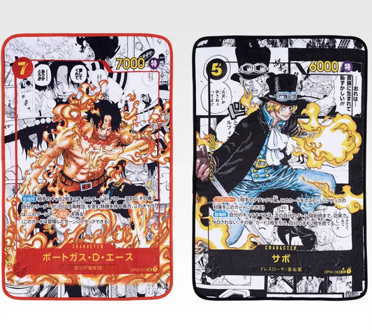 Ichiban Kuji ONE PIECE B Prize Card Design Blanket NEW Japan
