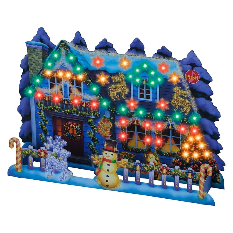 2026 Christmas Greeting Card with Light & Music japan