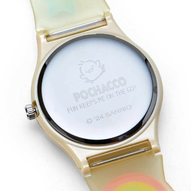 Sanrio Pochacco Rubber Watch Cute Character Wristwatch Japan