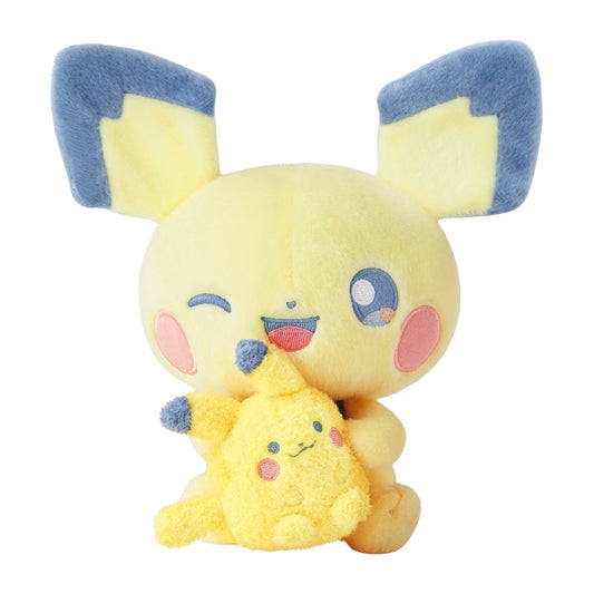Pokemon Plush Little Daydream Pichu & Pikachu Pokemon Center Japan Stuffed Toy