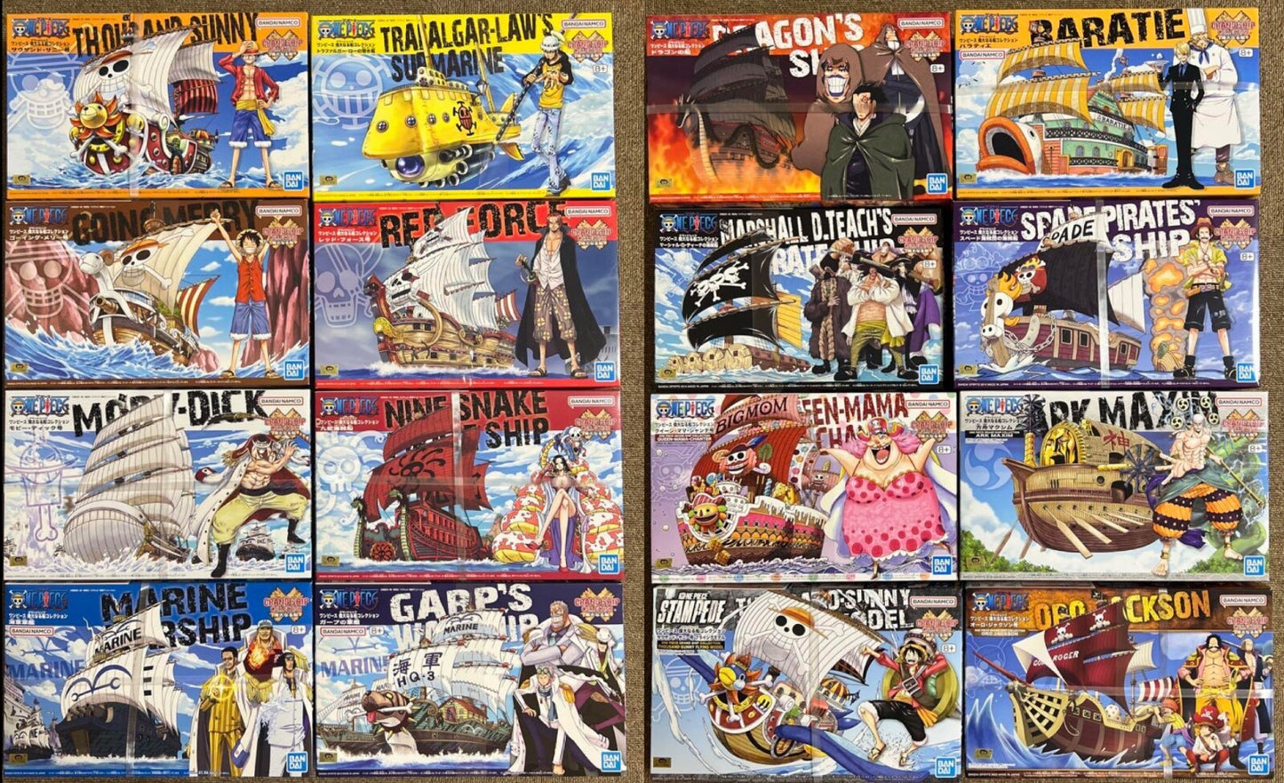 One Piece Grand Ship Collection Model Kit Set BANDAI – The Great Ship Series