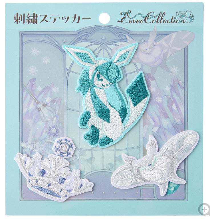 Pokemon Center Eevee Collection Embroidery Sticker Set of 9 Japan Exclusive New