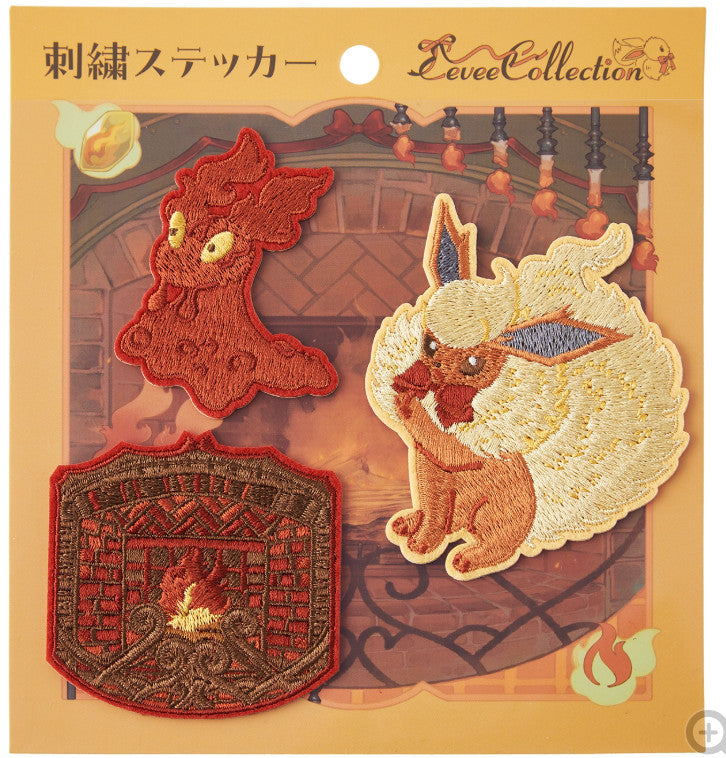 Pokemon Center Eevee Collection Embroidery Sticker Set of 9 Japan Exclusive New