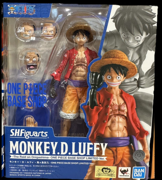 S.H.Figuarts LUFFY The Raid on Onigashima ONE PIECE BASE SHOP LIMITED Ver.