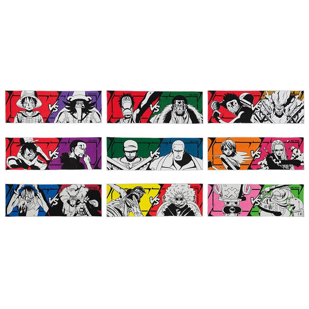 ONE PIECE Ichiban Kuji The Greatest Battle H Prize Towel Complete Set of 9 2025