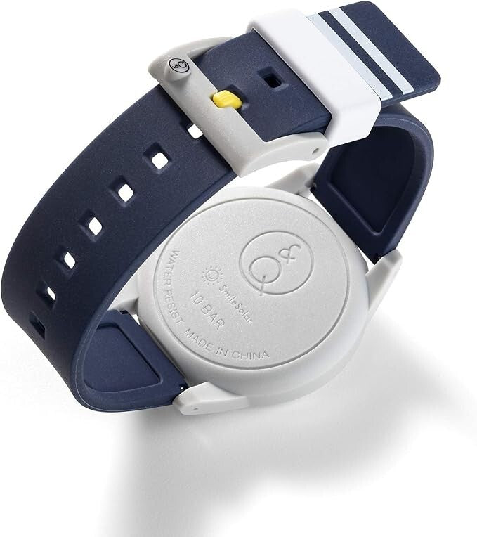 Q&Q Watch Analog Smile Solar Disney Mickey Mouse RP20-809 Navy Men
